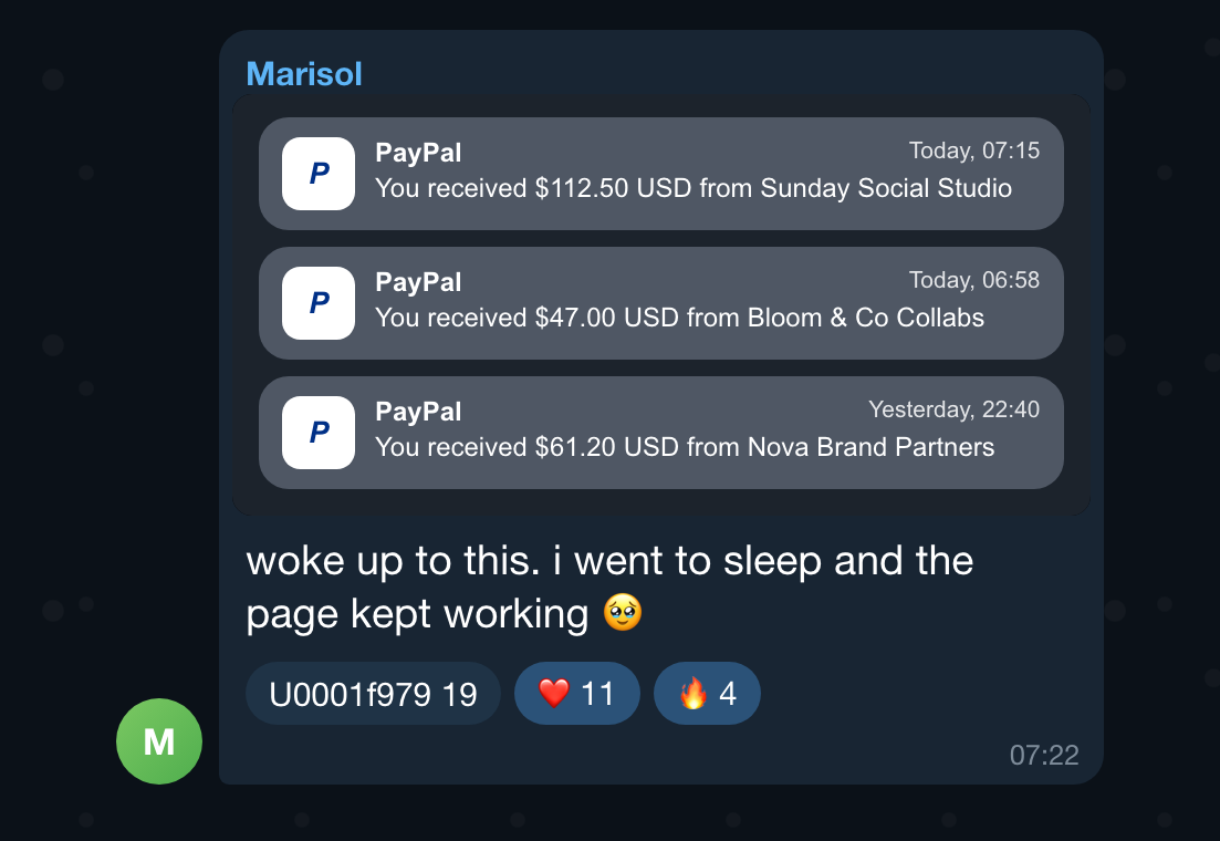 Community message: woke up to this