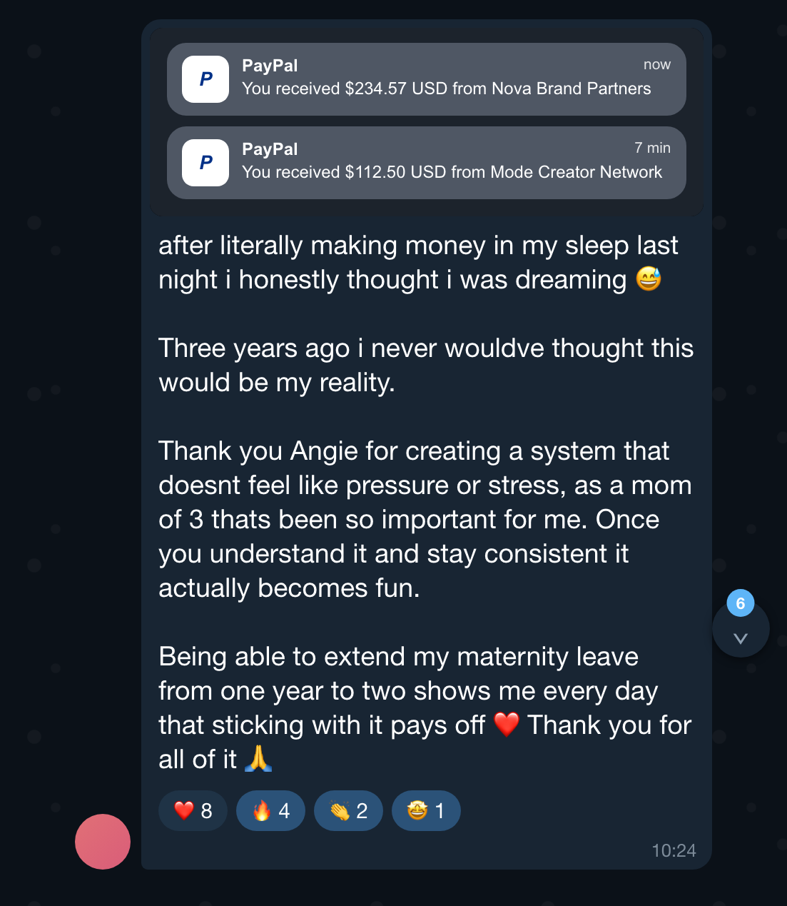 Community message: mom of 3